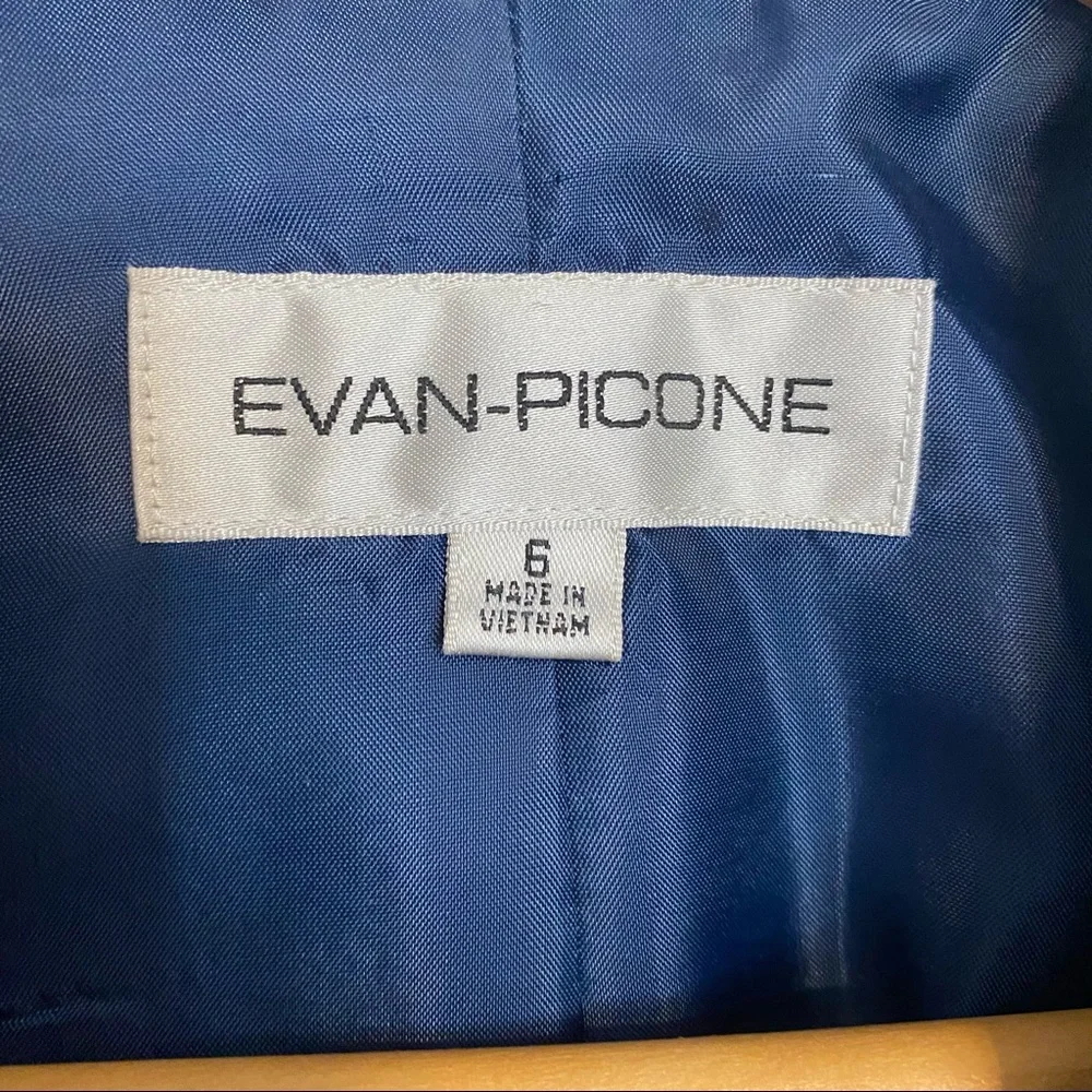 EVAN PICCONE blue blazer sz 6